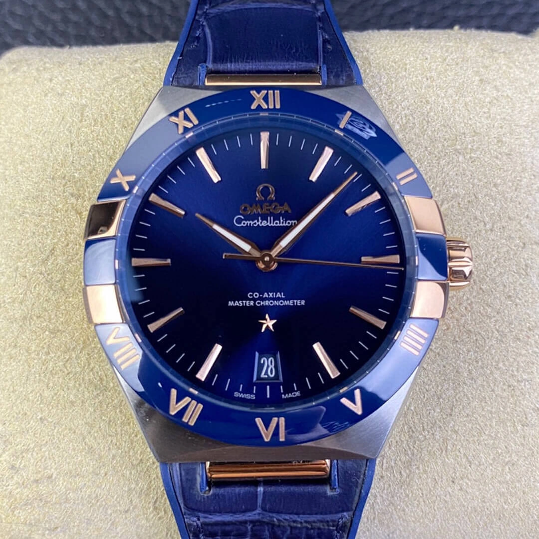 SBF Omega Constellation 131.23.41.21.03.001 VS Factory 1:1 Best Edition Replica Watch Blue Strap